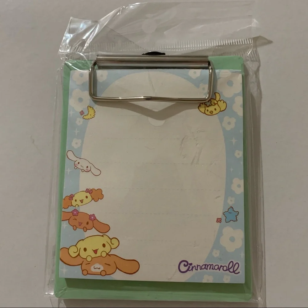 Sanrio Cinnamoroll Mini Clipboard with Memo Pad